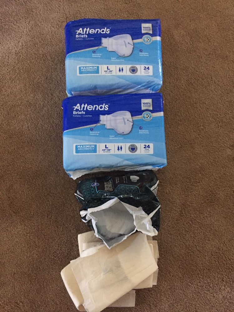 Attend Adult Disposable Briefs