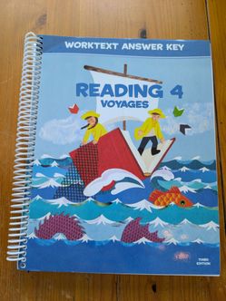 BJU Press Reading 4 Voyages Worktext Answer Key