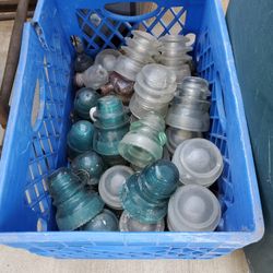 PowerPoint Glass Insulators Real Old 