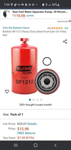 Baldwin Filters Truck Parts