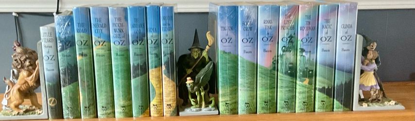 First Edition Wizard of Oz Collection and Book Ends