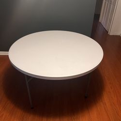 48” Foldable Round Table (3 available) 
