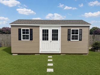 10' x 20' Fully Finished Outdoor Gym or Workshop - Amish-Built, Insulated, Wired