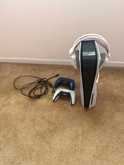 Sony PlayStation 5 Console Bundle with 2 Controllers and Logitech Headset