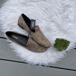 Express cheetah loafers