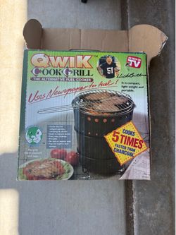 Vintage Qwik Cook Camping Grill 12”