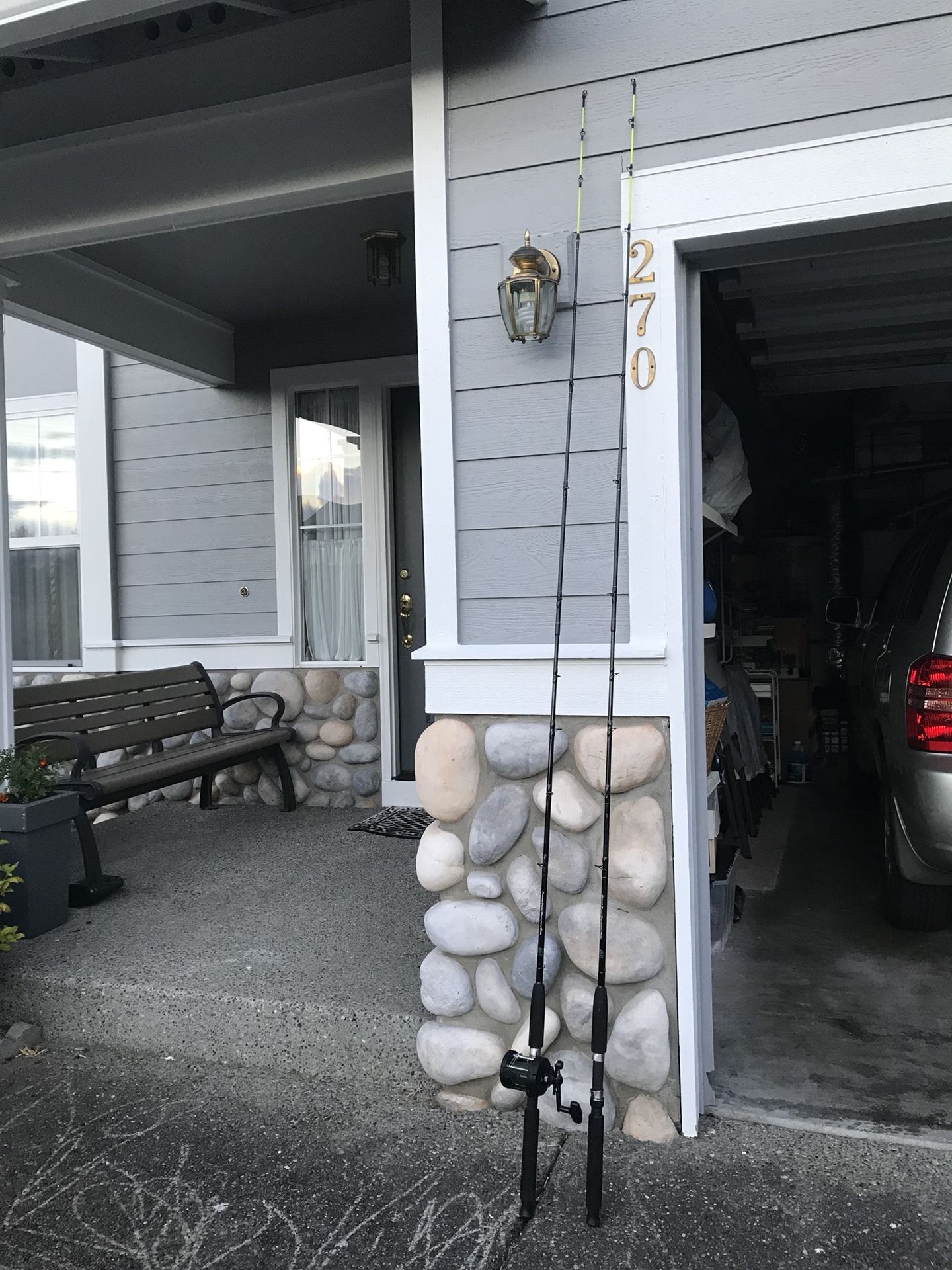 2 Chinook Classic Tournament Twist, 8.5’ “Promotional” Downrigger Rods