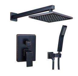 2 Spray of Rain Shower Faucet Valve Included, Oil Rubbed Bronze