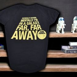 🐾 Star Wars Dog T-Shirt "Mentally I'm In A Galaxy Far, Far, Away", NWT