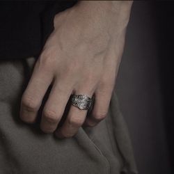 925 sterling silver MEN and WOMEN ring, 