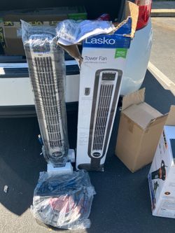 Lasko 36” Tower Fan W/Remote Control (See & Click On Pictures). New. Never Been Used