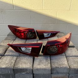 Mazda 3 Tail Light 2014-2018, Mazda Mazda3 Tailight, rear brake light, OEM ORIGINAL MAZDA PART, driver side rear light 