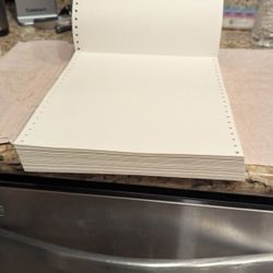 Hole Feed Computer Printer Paper 