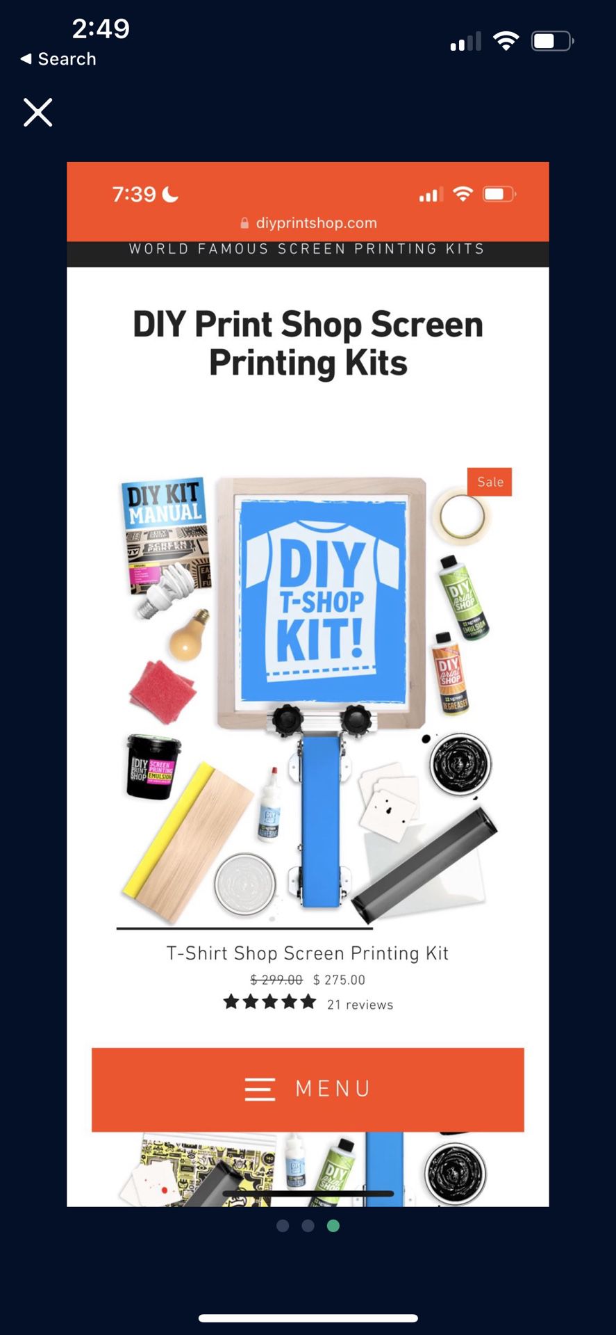 DIY Screen Printing Kit *Open Box* for Sale in Lake View Terrace, CA -  OfferUp