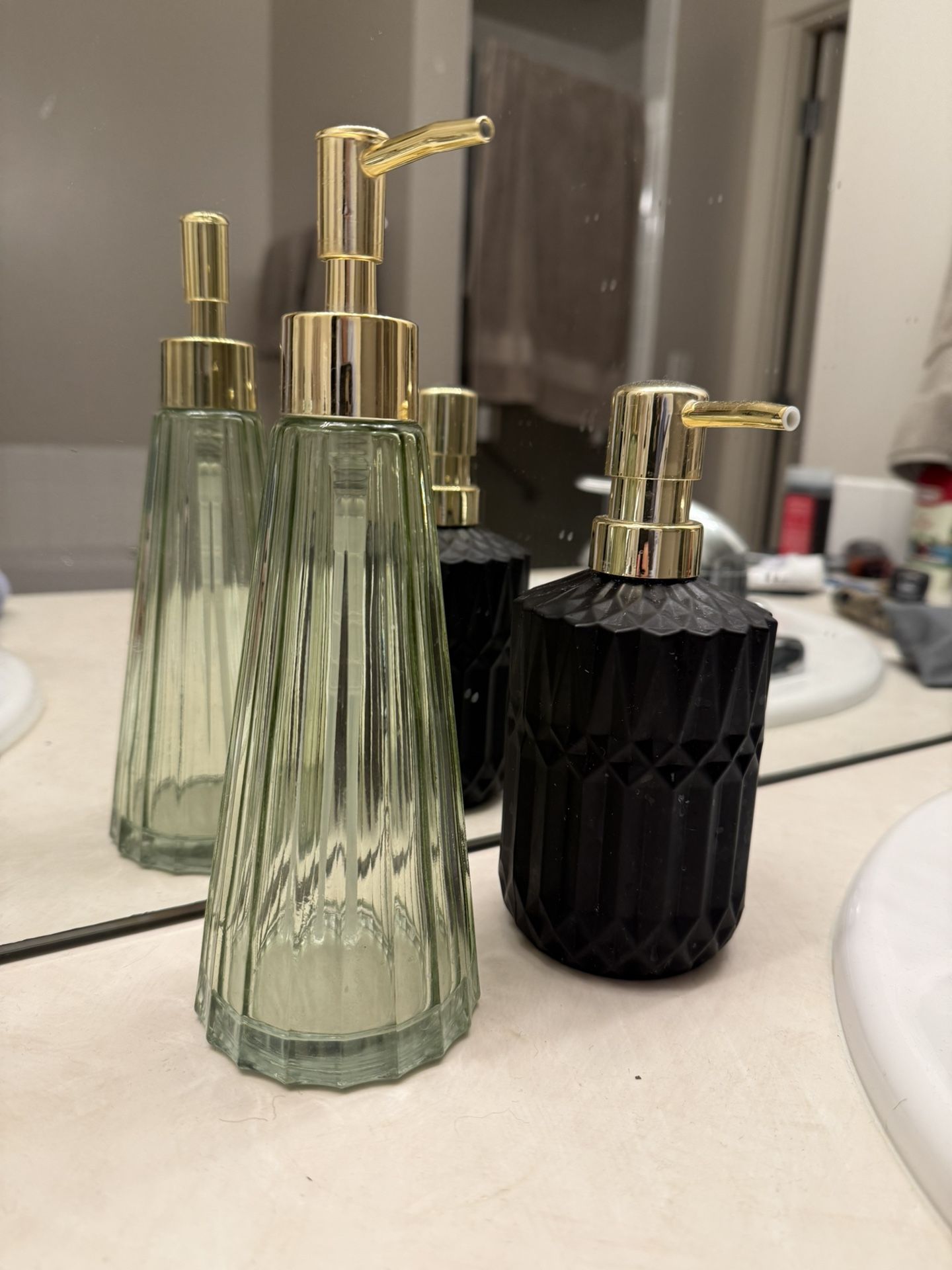 Soap + Moisturizer Bottle Set