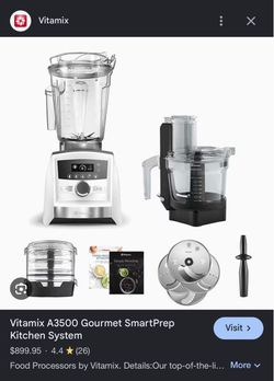 Vitamix A3500 Gourmet SmartPrep Kitchen System