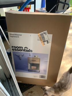 Bedside table never taken out of box