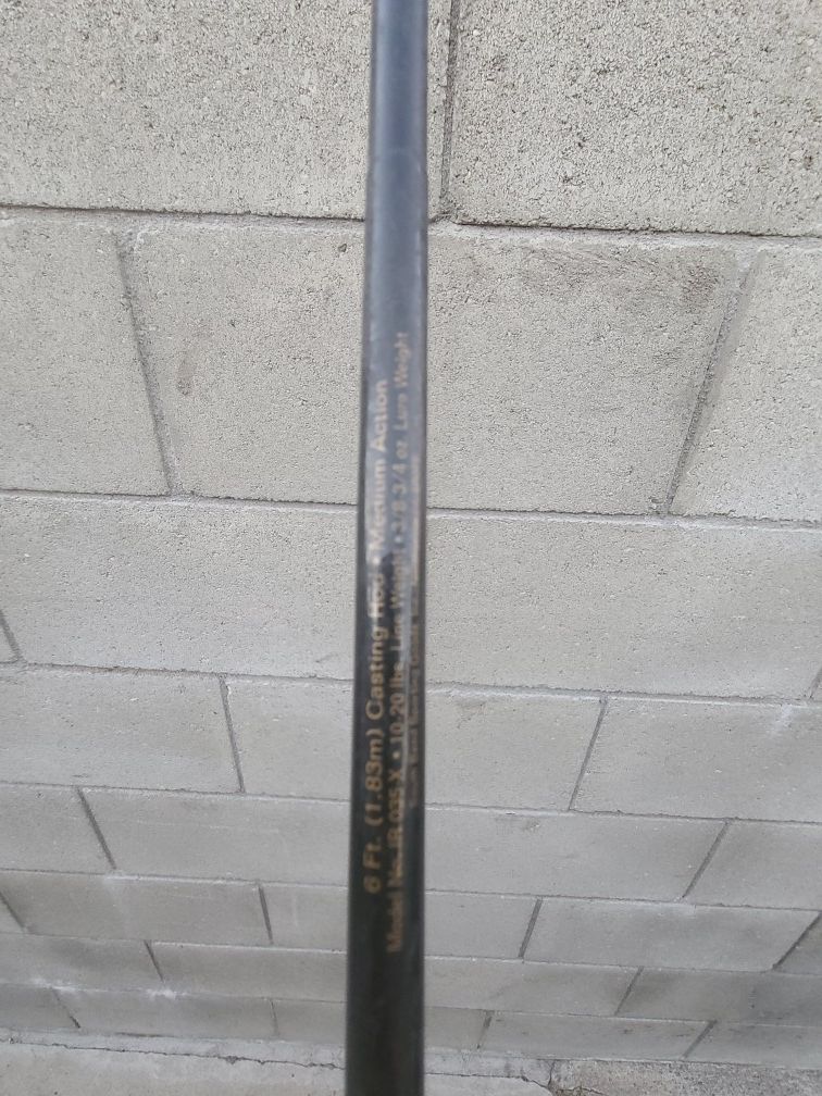 6ft South Bend Pole with Zebco Reel