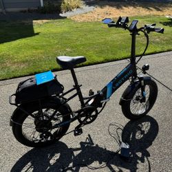 Lectric E-bike Electric Bicycle Cycle Great Condition Works Great under 300 miles Charger Rack Owners Manual 2 Keys Included
