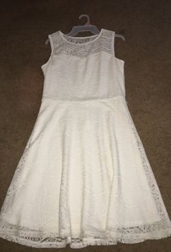 White dress Size:M