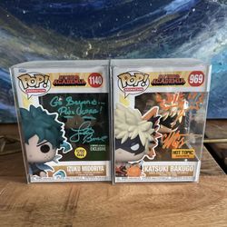 Deku #1140 And Bakugo #969 Exclusives - Both JSA Signed