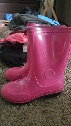 Girl rain boots