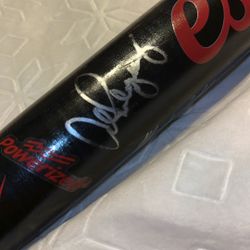Official ESPN Bat Signed By A-Rod And Partner 