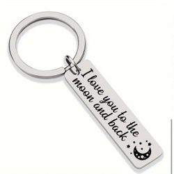 Brand New I Love You To The Moon And Back Keychain 