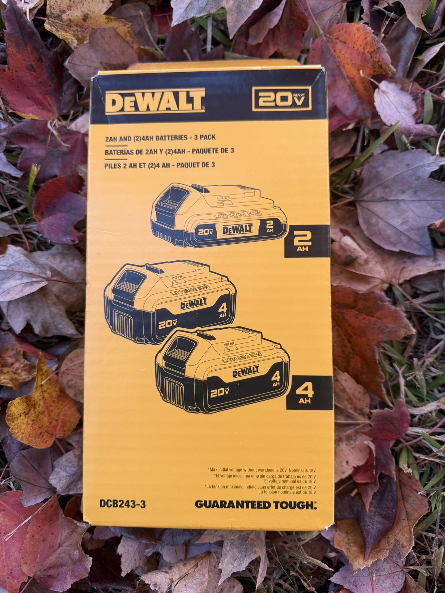 Dewalt Batteries 3 Pack (brand New)360$ Value Need Gone Tonight