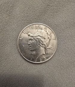 1923 US Silver Peace Dollar Coin S Series