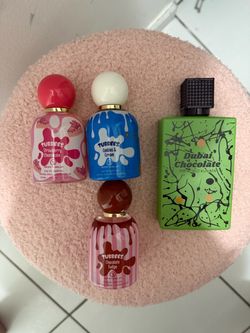 Lot of 4 Middle Eastern/Dubai gourmand perfumes. Tubbees