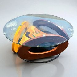 Vintage Carlo Malnati style coffee table