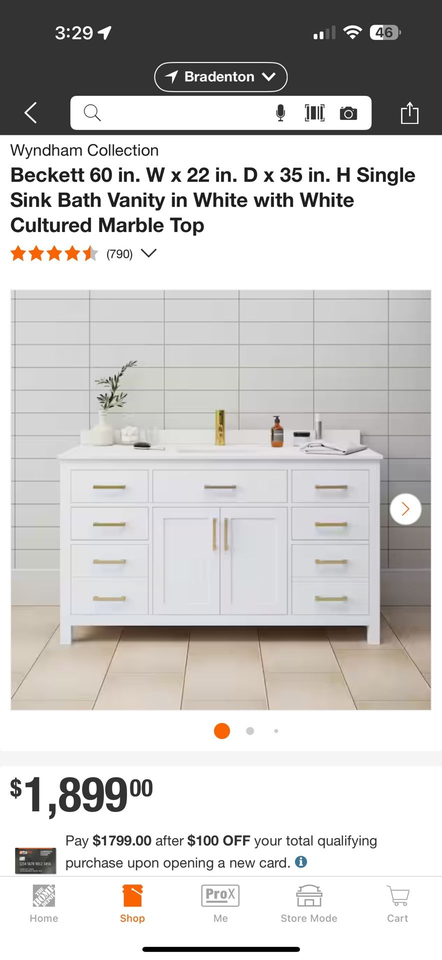 60” Single Sink Bath Vanity W/ Cultured Marble Top