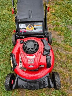 Troy-bilt Push Lawnmower With Bag