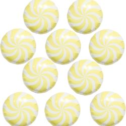 3 packs 10 (18inch) Macaron Yellow Candy balloons,candyland party decoration