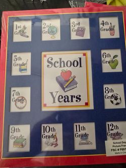 School Days Picture Frame