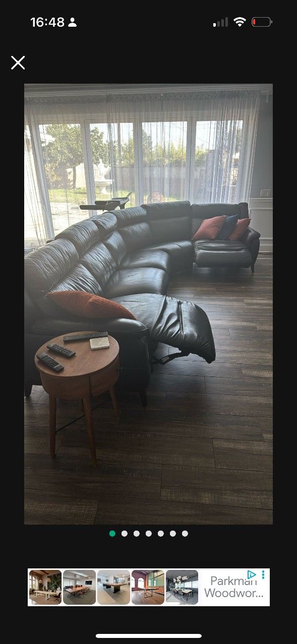 Sectional Leather Sofa