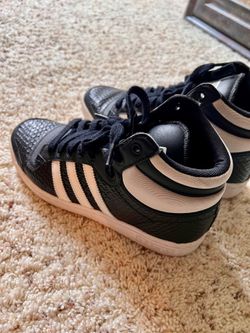 Adidas Women’s Top Ten High 'Black Snakeskin', Size 6