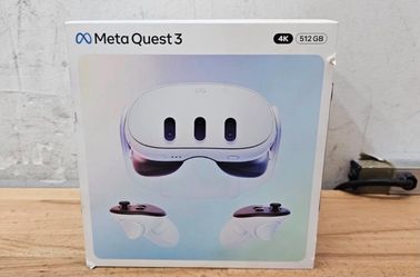 Meta - Quest 3 512GB | Virtual Reality Headset Without Wires — Thirty Percent Sharper Resolution — 2X Graphical Processing - White