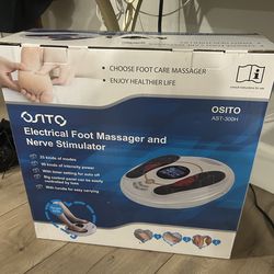 Electrical foot massager and nerve simulator