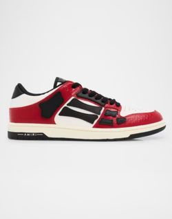 Amiri Skel Low-Top Sneakers Red White Black Size 45eu (12 US)