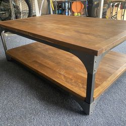 Industrial Style Coffee Table 