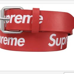 Supreme Leather Belt Size S/M 