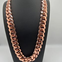 Rose Gold Miami Cuban Link Chain