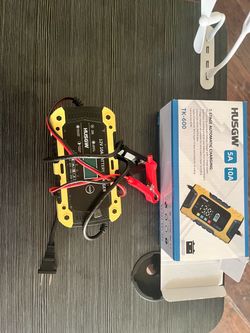 HUSGW TK-600 12V 10A Automatic Battery Charger
