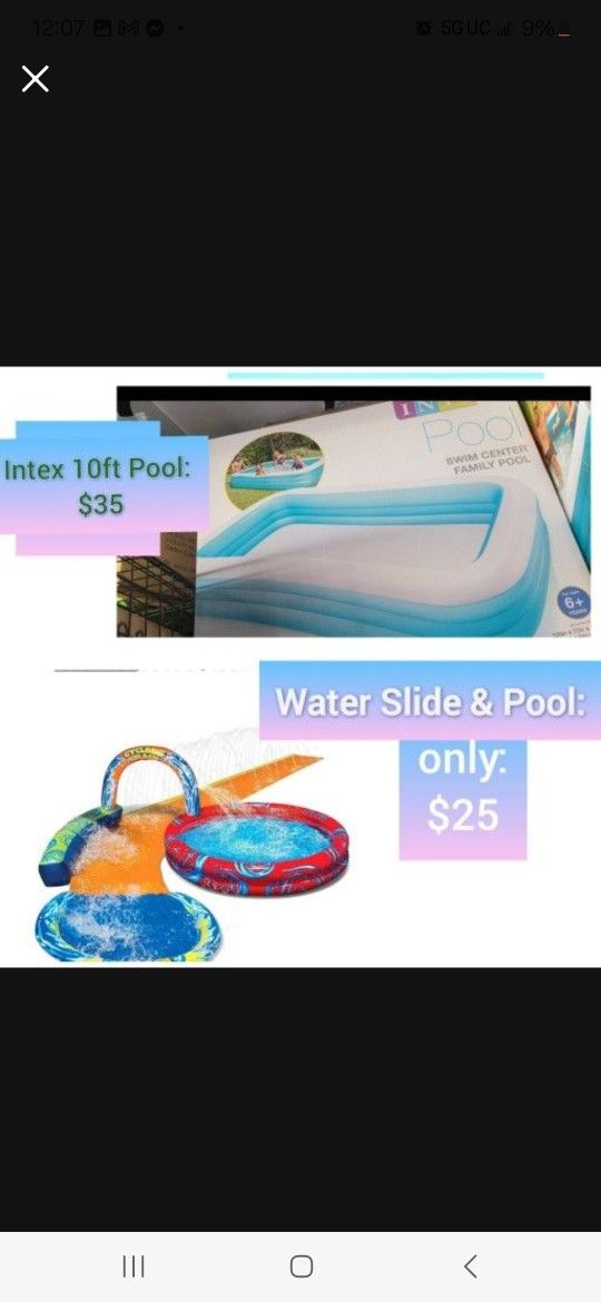 Need SLIDE With POOL