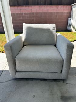 Crate and Barrel Swivel Chair