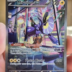 Miraidon Ex Pokémon Card 