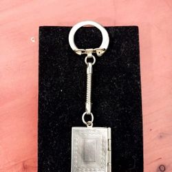 Vintage Silver Plated Book Shaped Vinaigrette 