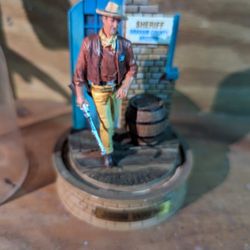 Hand Painted John Wayne Limit D Edition Sculpture 